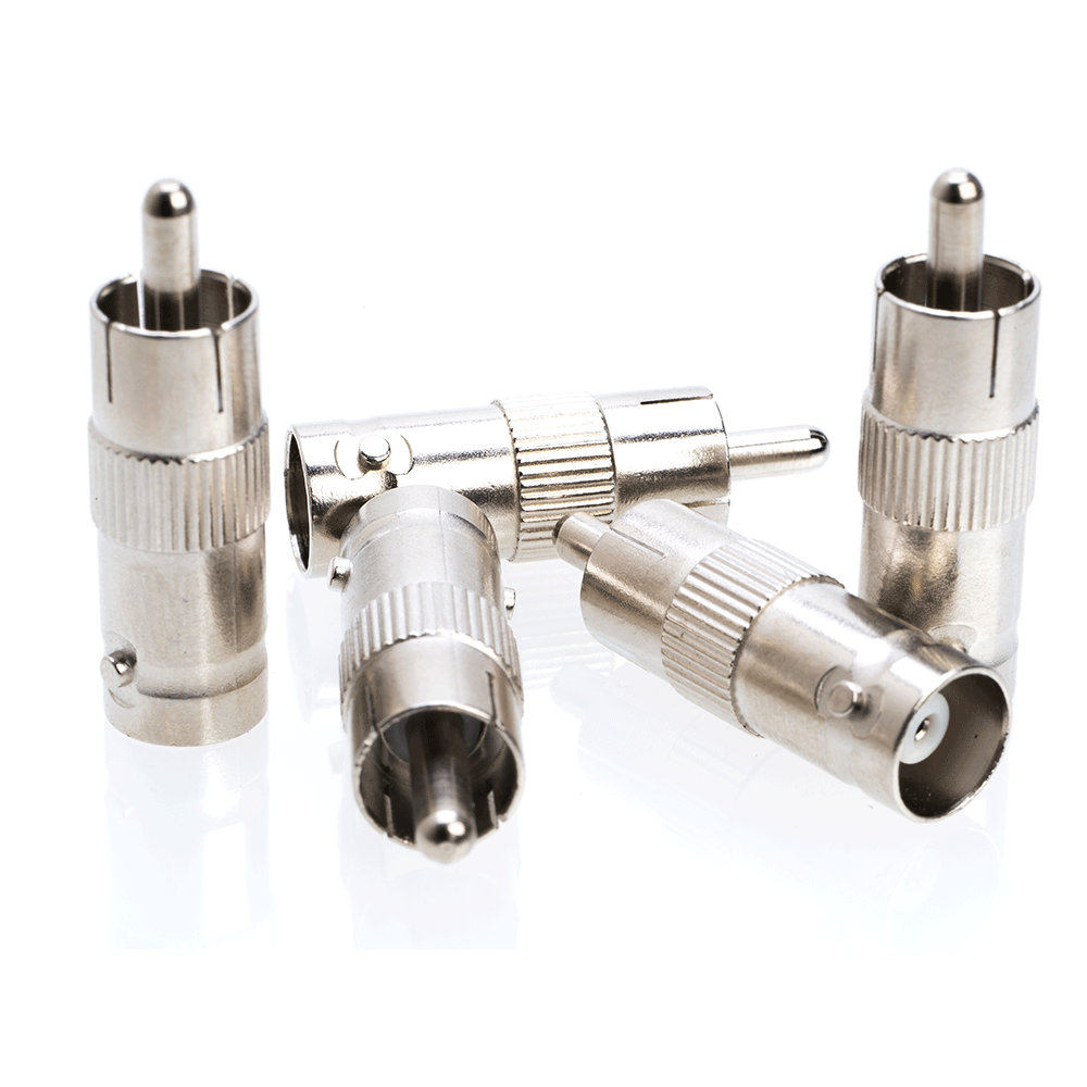 4 x 75FT Video Power Cable BNC DC Security Camera RCA DVR Cord for CCTV White