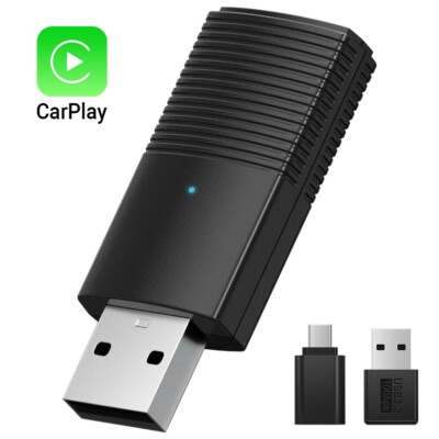 USB Wireless CarPlay Adapter For iPhone Apple Wireless Carplay Dongle,Plug Play