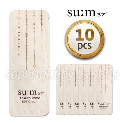SU:M37 Losec Summa Elixir  Cream 1ml x 10pcs Anti-Aging SUM37