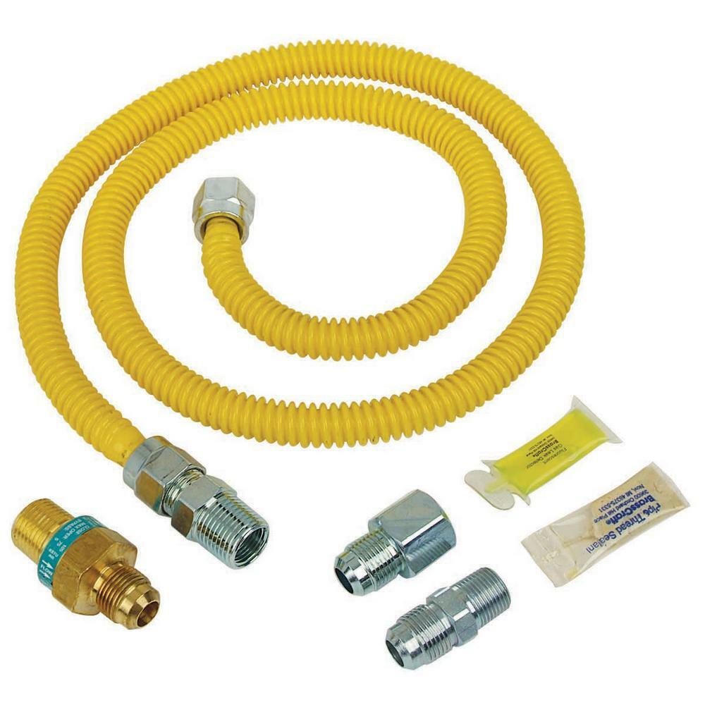 BrassCraft Safety+PLUS2 (1/2 in. O.D.) Gas Dryer and Range Installation Kit