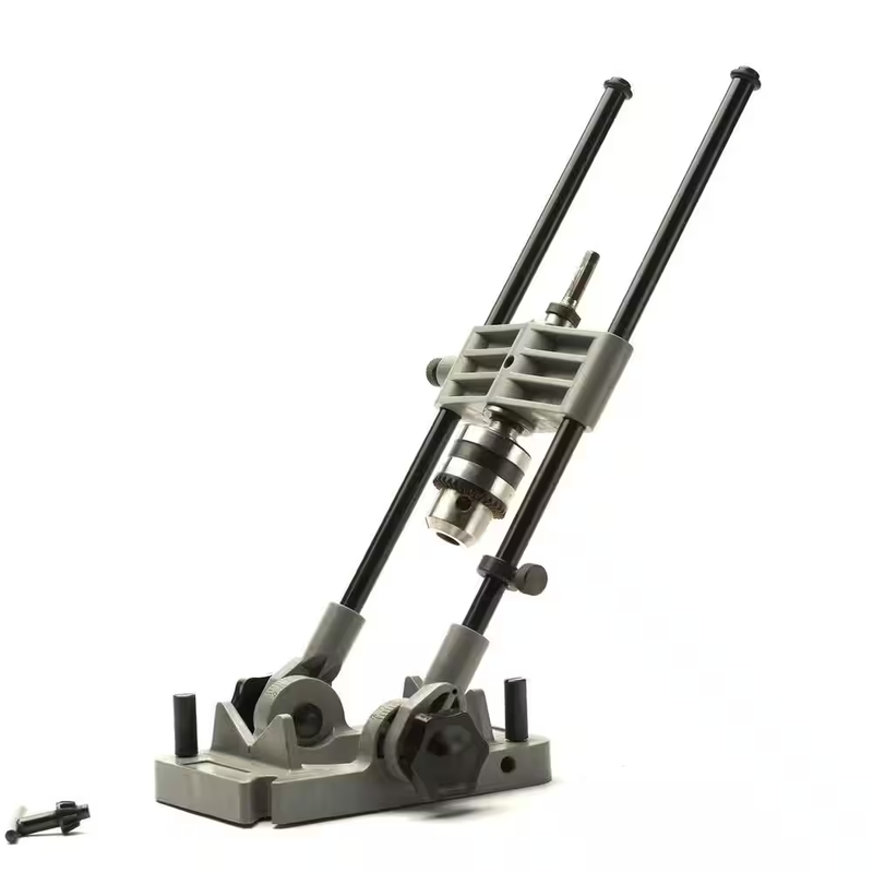 Portable Drill Guide Jig Handheld Drill Press Attachment Angle Depth Stop