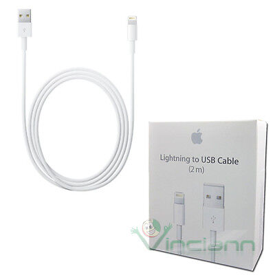 Cavo Lightning USB originale Apple per iPhone 7 4.7 7 Plus 5.5 carica 2M IPM2