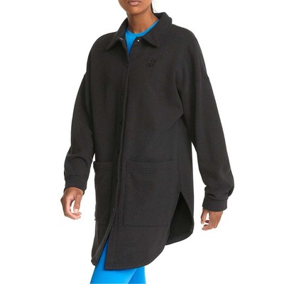 

Рубашка женская черная спортивная повседневная Puma Infuse Fashion Button Up 533427-01, Черный