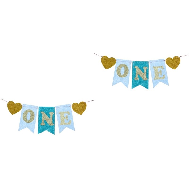  Set Of 2 Banner Zum Ersten Geburtstag Ein HÃ¤Ngendes Deckenbanner Baby