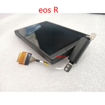 Camera Display Screen Assy with LCD Cover for Canon EOS R Rotating Shaft Cable