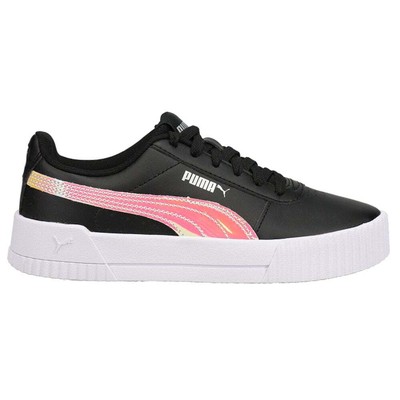 

Кроссовки Puma Carina Holo Lace Up Youth Boys Size 4 M Повседневная обувь 383741-02, Черный, Puma Carina Holo Lace Up Youth