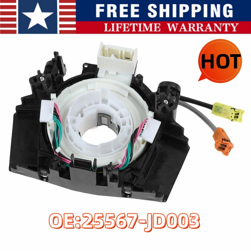 25567-JD003 Clock Spring Fit For 2007-2012 NISSAN Versa Murano Sentra 2.0L Rogue