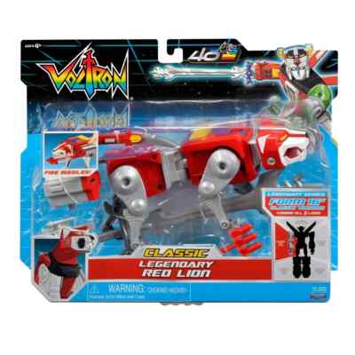 Voltron Legendary Red Lion Lance Action Figure 40th Anniversary NEW DAMAGED BOX