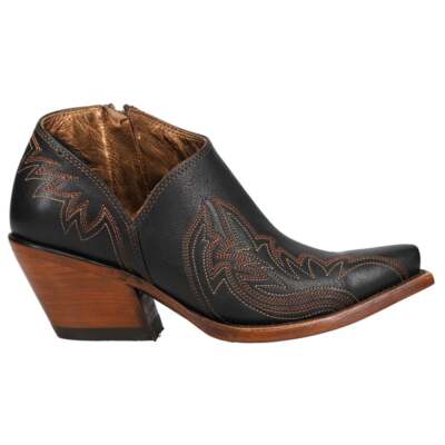 

Ariat Jolene Zippered Snip Toe Cowboy Boots Womens Black Casual Boots 10042427, Черный, Ariat Jolene Zippered Snip Toe Cowboy Booties