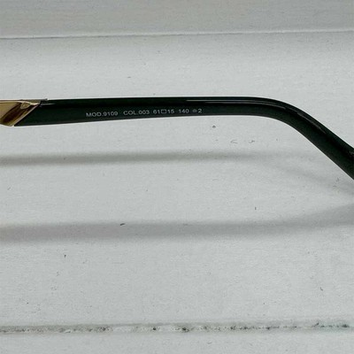 CAZAL SUNGLASSES CAZAL 9109 003 61 15 140 OLIVE GOLD MAT BROWN GRADIENT LENS 100% AUTH