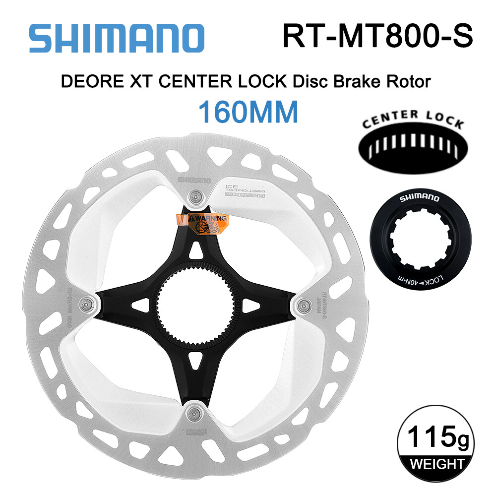 パーツ SHIMANO DISC BRAKE ROTOR RT-MT800 160mm Shimano XT RT-MT800 Disc Brake Rotor (Centerlock) (160mm