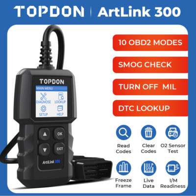 Grab the TOPDON AL300 OBD2 Scanner - Full Diagnostics, Emissions Test, & More!