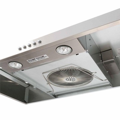 Presenza Under Cabinet Range Hood 30 in. 150 CFM LED Lighted Stainless Steel