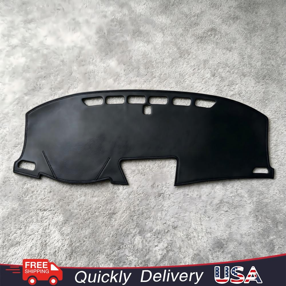 BLACK Dash Mat PU Leather Dashboard Anti-Slip Cover Pad For Honda CR-V 2012-2016