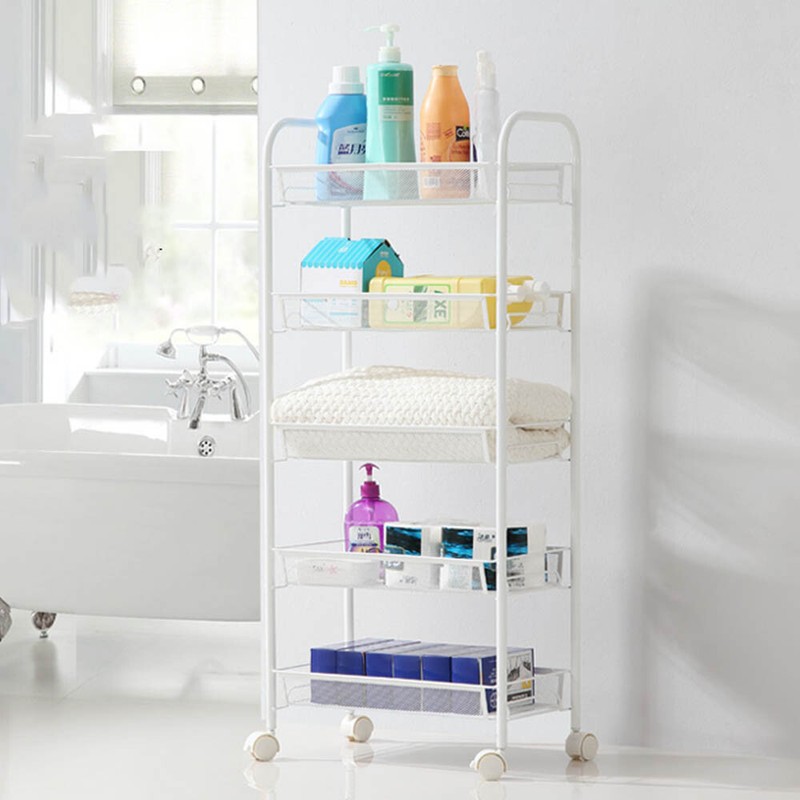 5tiers Shelf Beauty Salon Trolley Cart Spa Storage Dentist Wax
