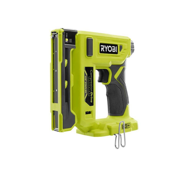 RYOBI Cordless Crown Stapler Compression Drive 3/8in 18v Bel