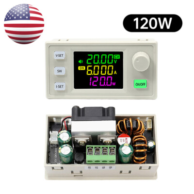 CNC Buck-Boost DC Adjustable Voltage Regulator Power Supply Module 120W USA