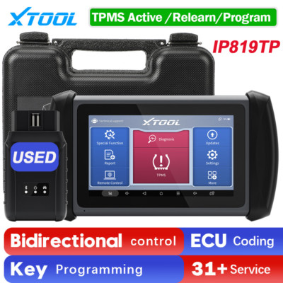 XTOOL USED IP819TP Auto Diagnostic Scanner Tool TPMS Programming 31+ Services