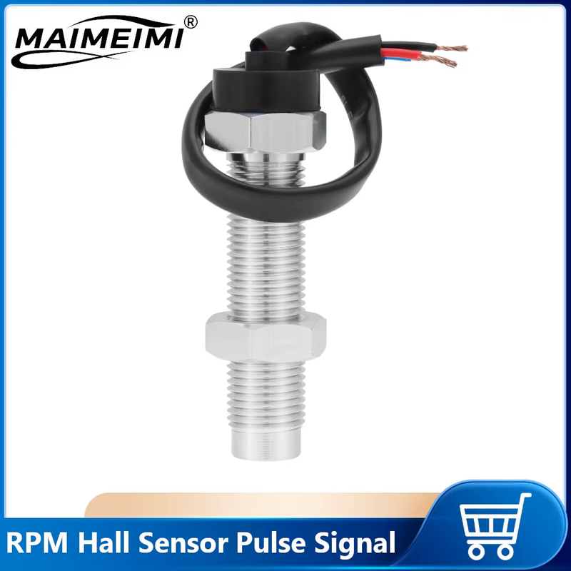 1PC RPM Hall Sensor For Tachometer RPM Speed Meter Pulse Signal Speedometer Gaug