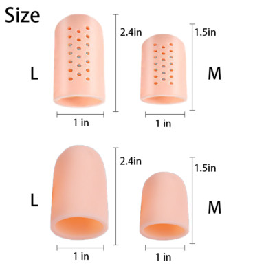 Big Toe Protectors Silicone Toe Caps To Cushion Toe Blister Corn Callus Walking