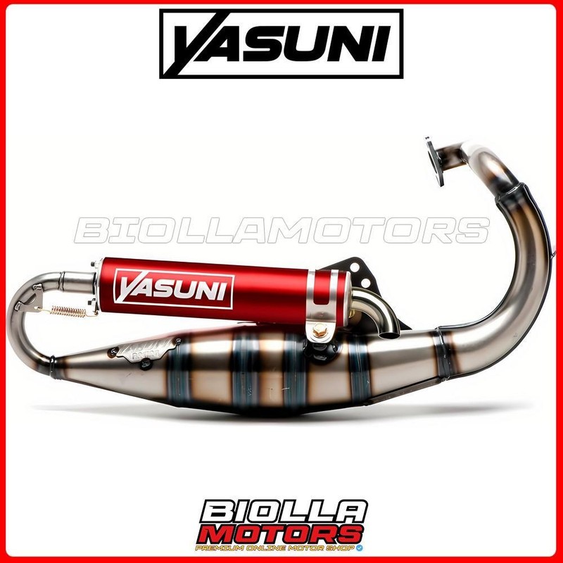 Tub1002r Pot D'Echappement Yasuni R Rosso Peugeot Squab Omologata