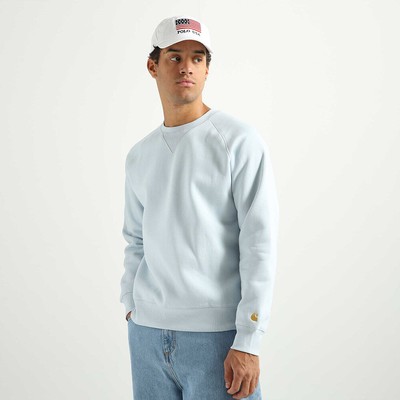 

Carhartt WIP Chase Crewneck Мужчины icarus/gold, Light blue