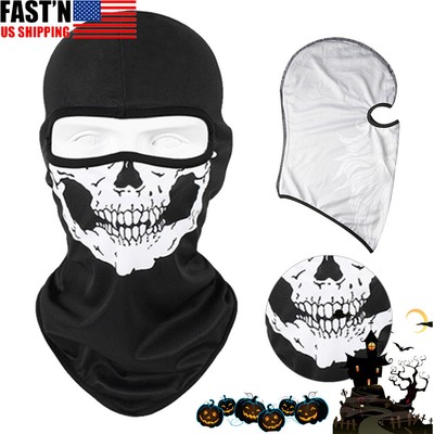 Balaclava Call of Duty Microfiber Thin Ghost Skull Halloween Ski Full Face Mask
