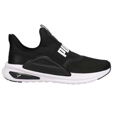 

Мужские черные кроссовки Puma Softride Enzo Evo Slip On Повседневная обувь 37787501, Черный, Puma Softride Enzo Evo Slip On