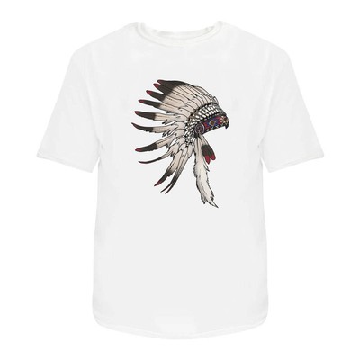 'Native American Headdress' Men's / Women's Cotton T-Shirts (TA046335)
