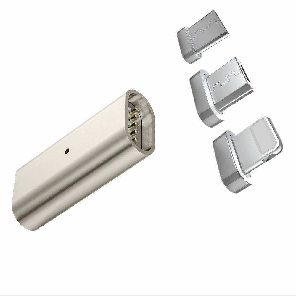 Magnet Ladekabel Connector -Micro-USB- + 3 Adapter Micro ...