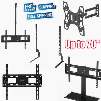 Ceiling Bracket Swivel Tilt For 32 40 50 55 60 65 70" Inch