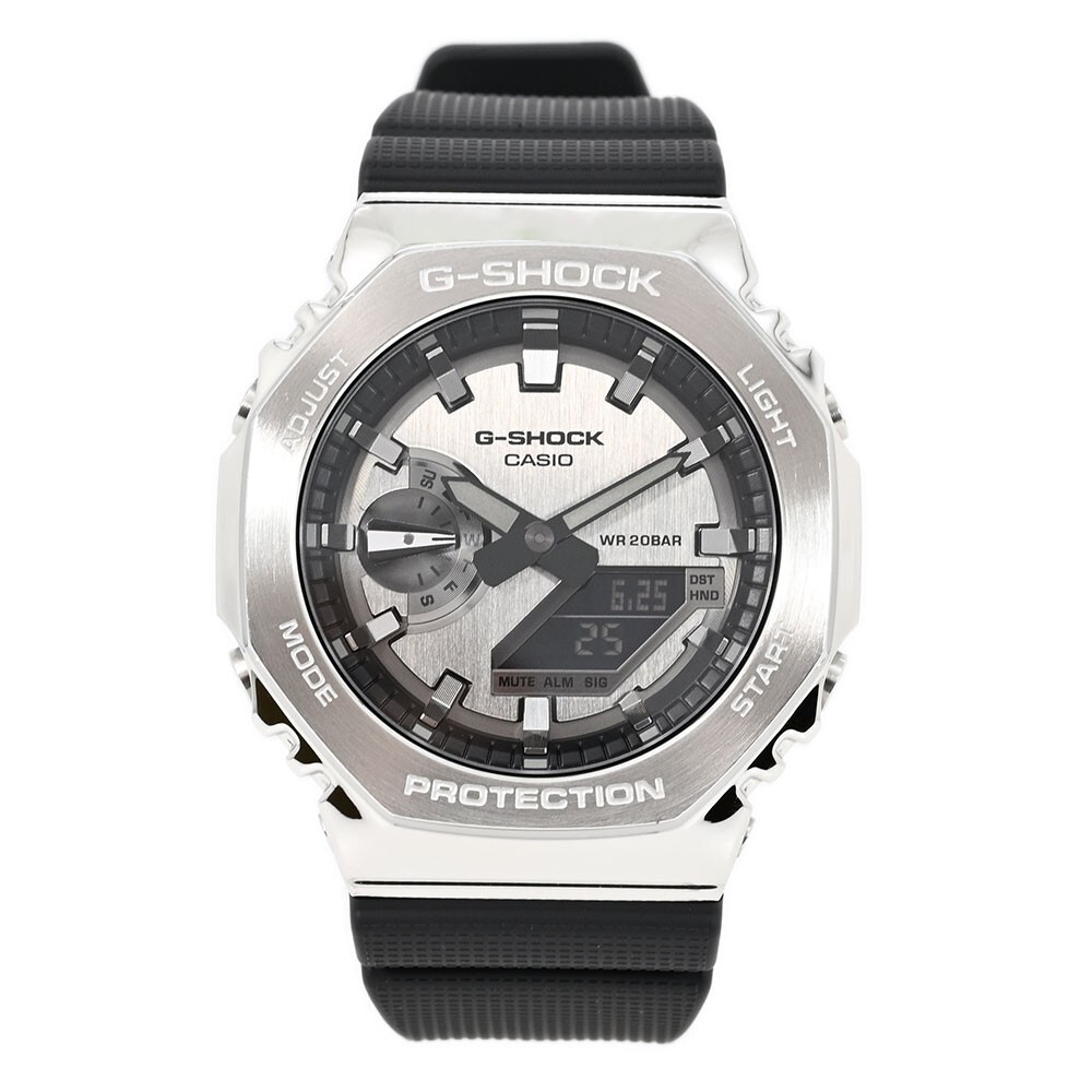 CASIO　G-SHOCK l Covered GM-2100-1AJF GM2100-1A | Black/Silver Steel Metal Watch | Casio G-SHOCK
