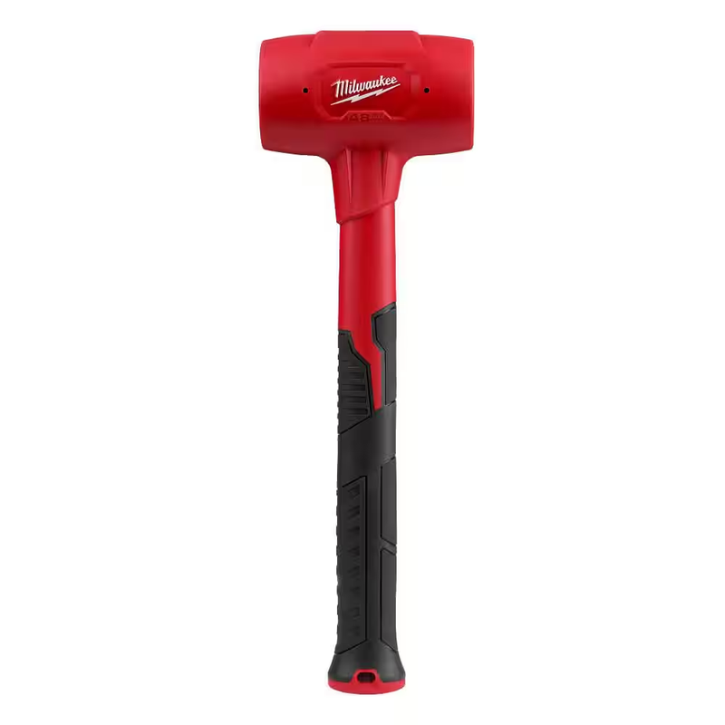 Milwaukee Dead Blow Hammer 48 oz Rubber Mallet Steel Handle 11 in Heavy Duty