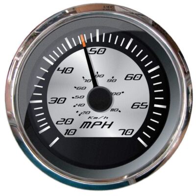 Faria Platinum 4'' Speedometer 70 MPH with Pitot #22011