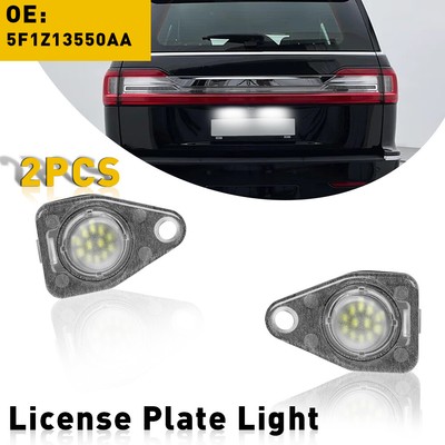 2X For Ford Expedition Freestar Taurus Navigator License Plate Light 5F1Z13550AA