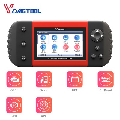 VDIAGTOOL VT300 Car Diagnostic Scanner OBD2 OBDII Code Reader Full System