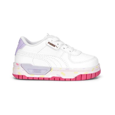 

Puma Cali Dream Crush Ac Slip On Toddler Girls Размер  M Кроссовки Повседневная обувь 3, Белый, Puma Cali Dream Crush Ac Slip On Toddler
