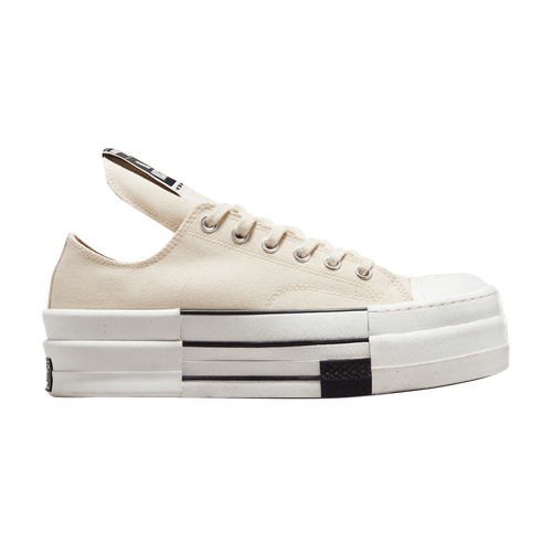 Pre-owned Converse Rick Owens X Drkshdw Dbl Drkstar Chuck 70 Low 'natural Ivory' A04955c In Natural Ivory/black/egret