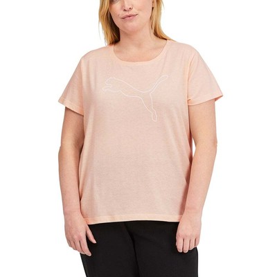 

Puma Rtg Crew Neck Short Sleeve Tshirt Plus Женские розовые повседневные топы 589467-27, Розовый