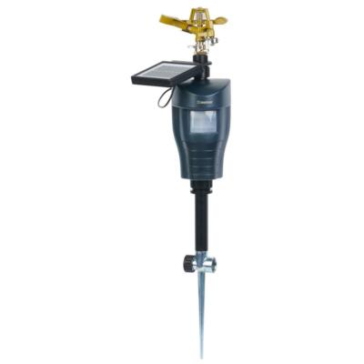 Melnor Solar Powered Sprinkler w/ Adjustable Motion Sensor and Sturdy Metal