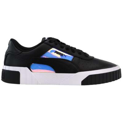 

Puma Cali Glow Metallic Platform Женские кроссовки Размер 6 B Повседневная обувь 372563-0, Черный, Puma Cali Glow Metallic Platform