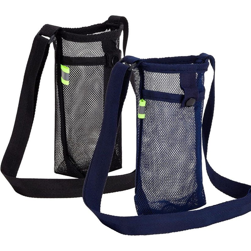 Water Bottle Holder Bottle Carrier with Adjustable Shoulder Strap Bottle Bag