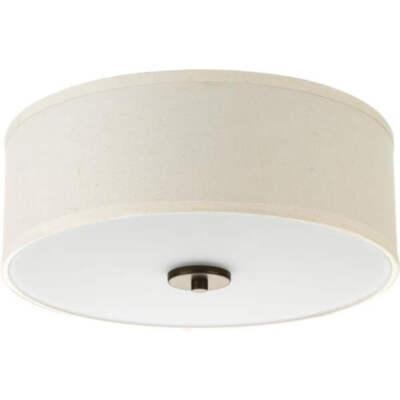 Progress Lighting Inspire Collection 13 in 2-Light Antique Bronze Drum Light