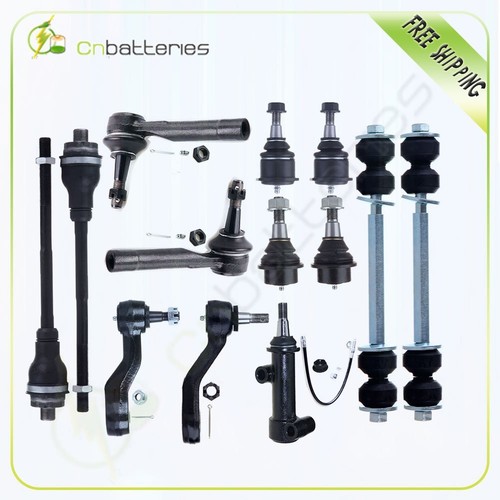 Front Suspension Kit Pitman Arm Tie Rod Ends for Chevy Silverado 1500 4WD 4x4