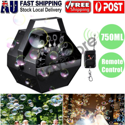 Electric Automatic Bubble Machine Bubble Blow Maker Gift Party Stage Wedding