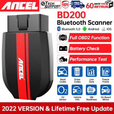 ANCEL Car OBD2 Scanner Code Reader Check Engine Fault Bluetooth Diagnostic Tool