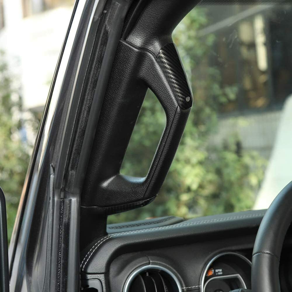 A&B Pillar Grab Handles Decoration ABS Trim Cover for 20182020 Jeep