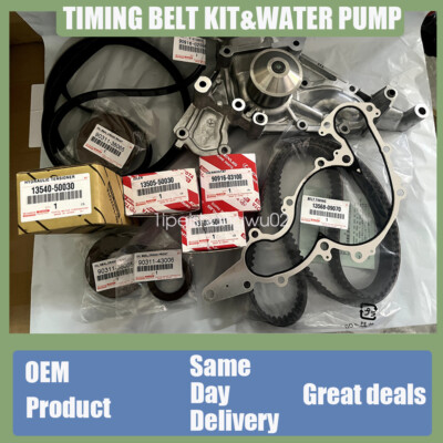 TIMING BELT KIT&WATER PUMP Fits 4Runner Tundra Toyota Lexus LX470 V8 4.7 OEM NEW