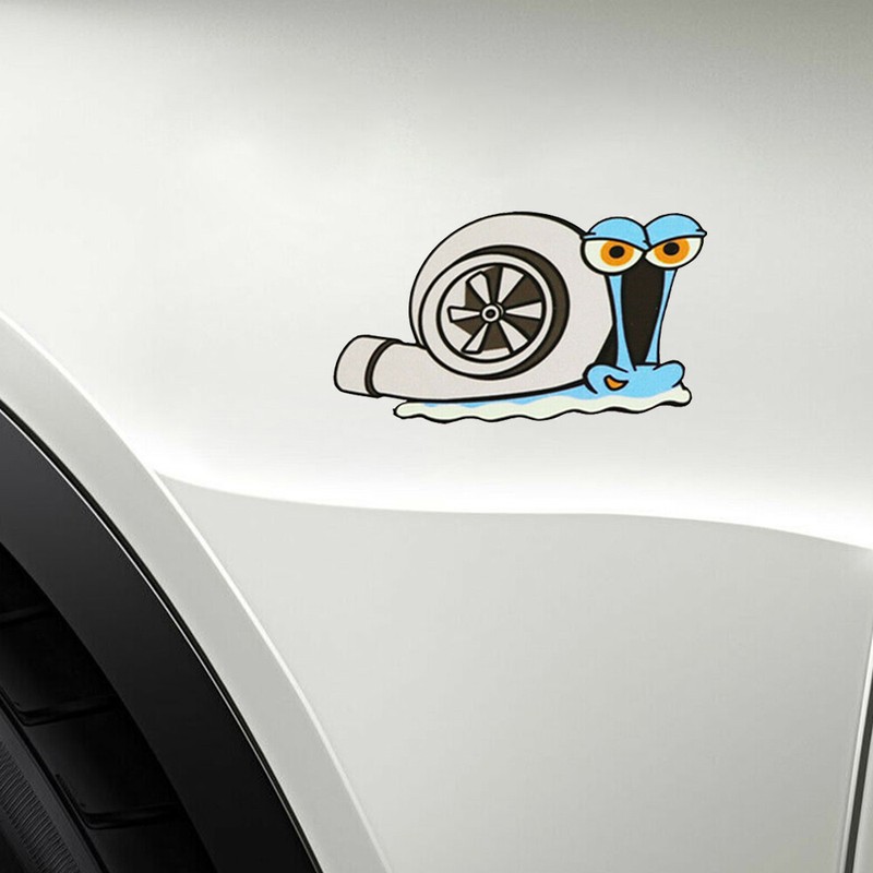 1x Turbo Snail Funny Sticker Car Styling Window Bumper Trunk Decal ...
