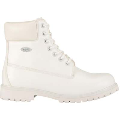 Мужские белые повседневные ботинки Lugz Convoy Round Toe MCNVYV-100